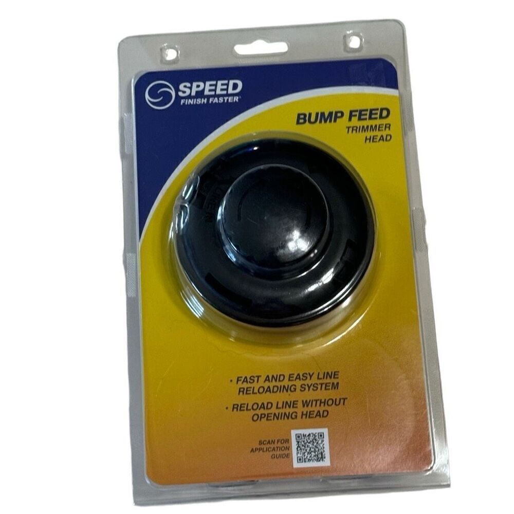 SPEED Universal Fit String Trimmer Head with Bump Feed Design, Fits Most